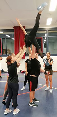 &#8222;Hurricanes&#8220; Bad Endorf zeigen beim Hebertraining wie es geht!, Faschingsgilde Bad Aibling